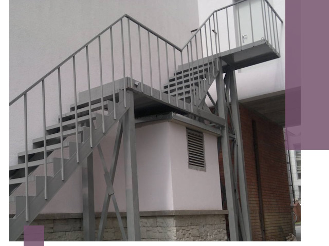 Монтаж пожарных лестниц под ключ в Рузаевке с гарантией качества