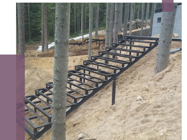 Монтаж металлических лестниц в Рузаевке от 13738 руб. 