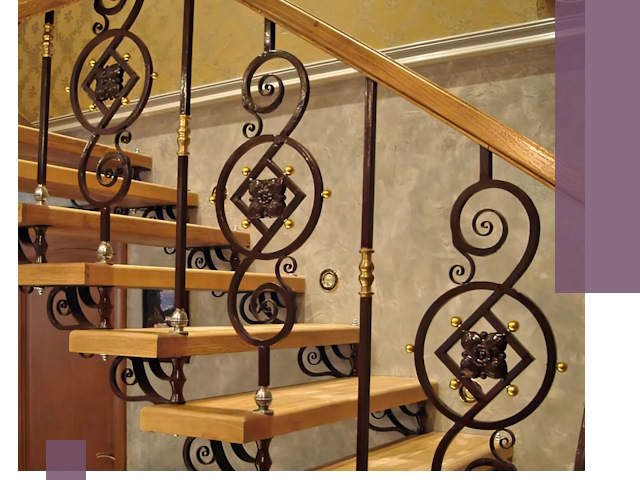 Изготовление кованых лестниц под ключ в Рузаевке