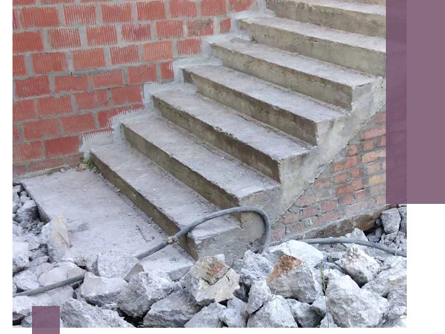 Демонтаж бетонных лестниц в Рузаевке: быстро и безопасно