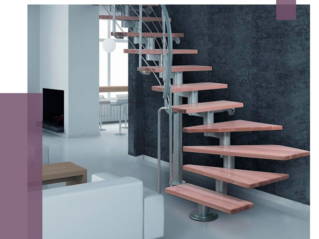 Модульные лестницы в Рузаевке от 17107 руб. — купить в ПРОЛЁТ-Рзв