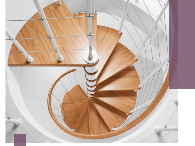 Изготовление винтовых лестниц под ключ в Рузаевке