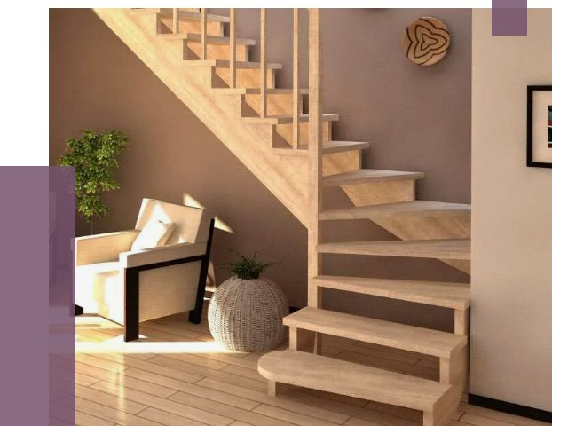 Изготовление Г-образных лестниц в Рузаевке от 19181 руб. 