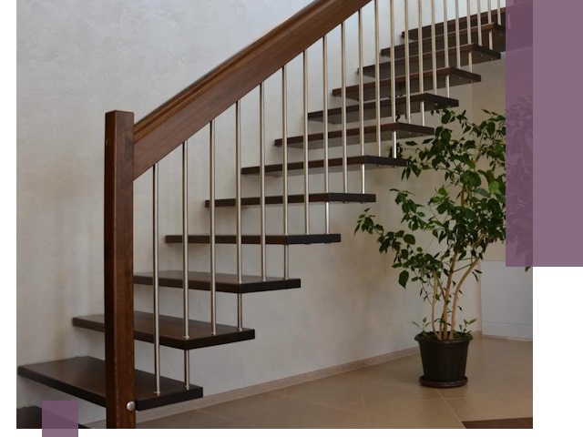 Лестницы на больцах под ключ в Рузаевке – изготовление и монтаж