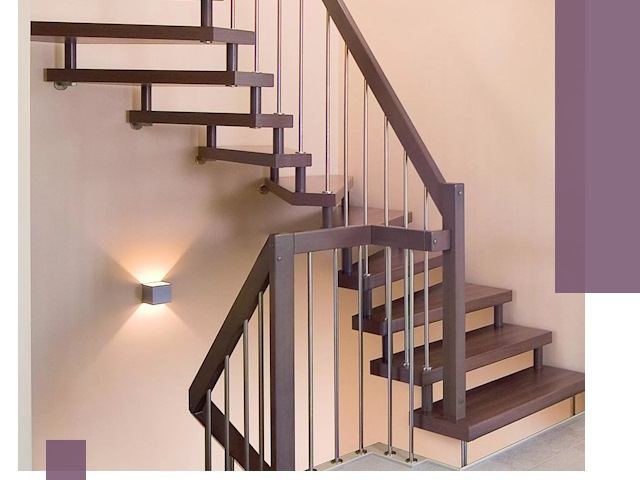 Изготовление лестниц на больцах в Рузаевке под ключ