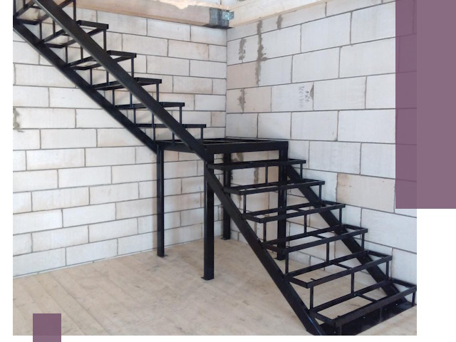 Лестницы на металлокаркасе под ключ в Рузаевке — изготовление и монтаж