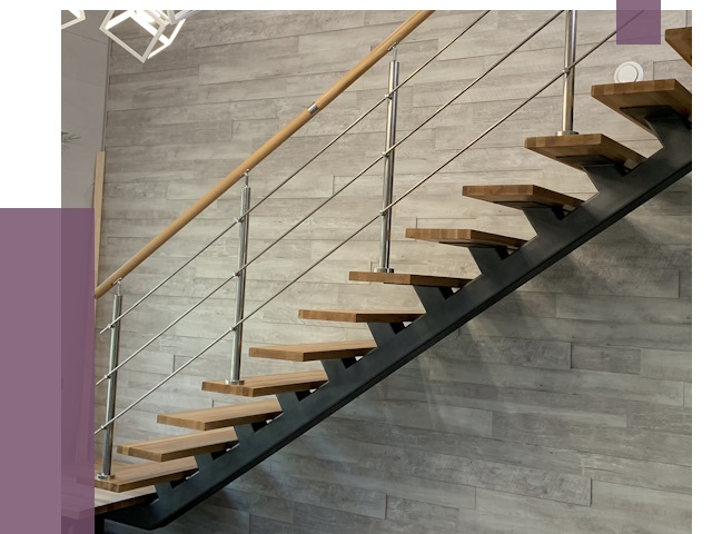 Изготовление лестниц на монокосоуре в Рузаевке от 77242 руб. 