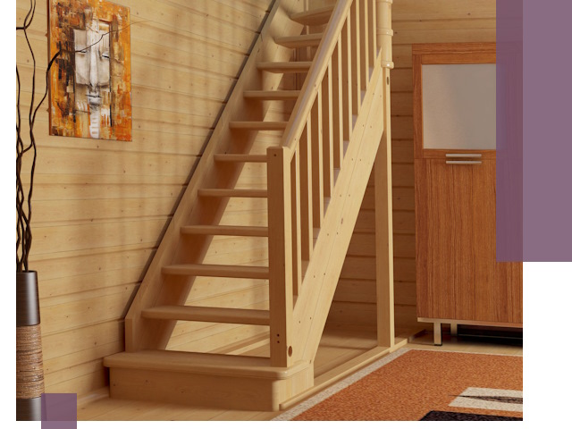 Лестницы эконом класса под ключ в Рузаевке — недорого и быстро