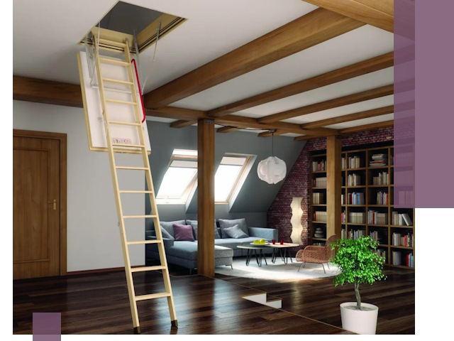 Чердачные лестницы под ключ в Рузаевке: изготовление и монтаж