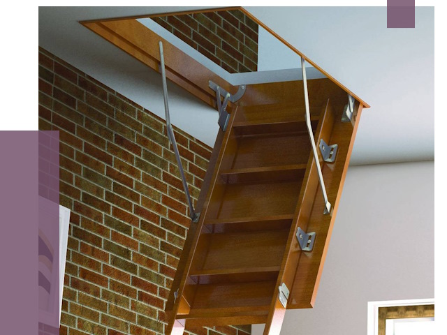 Установка чердачной лестницы в Рузаевке от 7932 руб. | ПРОЛЁТ-Рзв