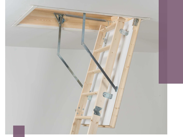 Установка чердачной лестницы под ключ в Рузаевке