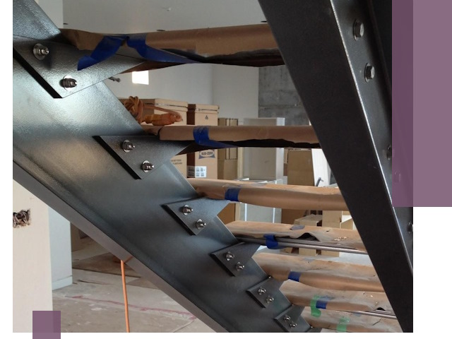 Усиление лестничных конструкций и усиление опор в Рузаевке