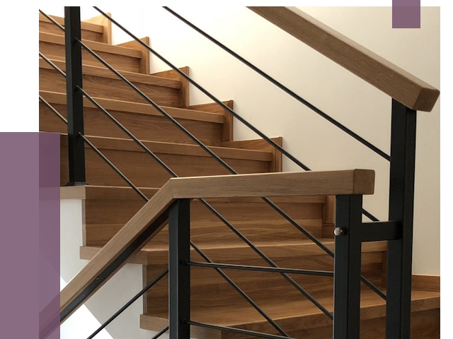 Обшивка металлической лестницы деревом в Рузаевке от 4406 руб. 