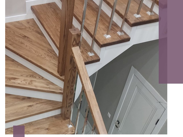 Обшивка металлических лестниц под ключ в Рузаевке