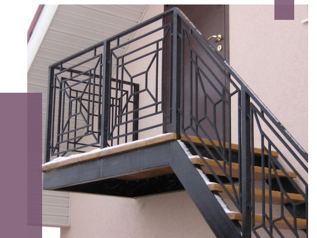 Металлические перила в Рузаевке от 4355 руб.  | ПРОЛЁТ-Рзв