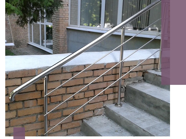 Перила из нержавеющей стали высокого качества в Рузаевке