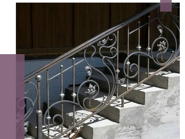 Кованые перила в Рузаевке от 8813 руб. под ключ — качество от ПРОЛЁТ-Рзв
