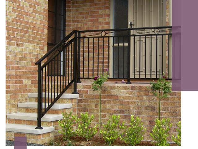 Уличные перила из металла под ключ в Рузаевке