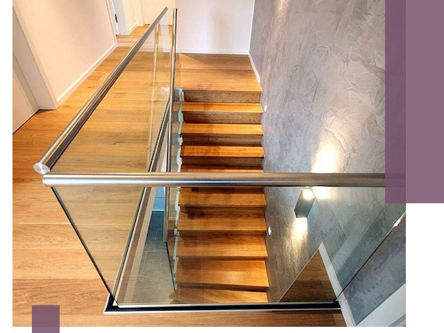 Перила для лестницы в доме — изготовление и монтаж в Рузаевке