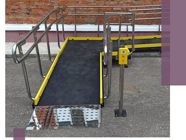 Изготовление наклонных пандусов для инвалидов в Рузаевке