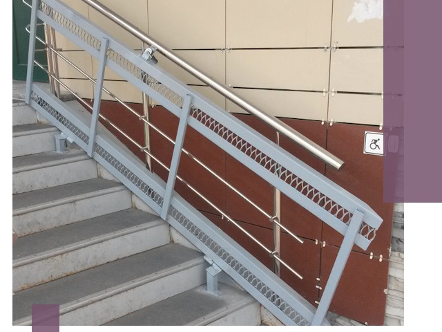 Изготовление откидных пандусов под ключ в Рузаевке