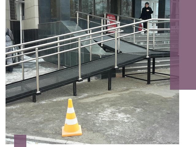 Стационарные пандусы под ключ в Рузаевке — изготовление и монтаж