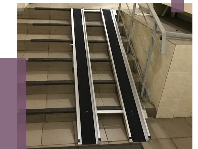 Установка пандуса в подъезд в Рузаевке от 8087 руб. под ключ | ПРОЛЁТ-Рзв