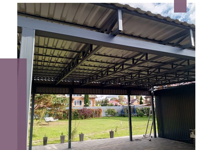 Монтаж навесов в Рузаевке от 7465 руб. — установка навеса | ПРОЛЁТ-Рзв