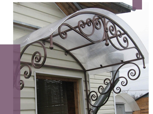 Изготовление козырьков в Рузаевке от 7465 руб. — заказать | ПРОЛЁТ-Рзв