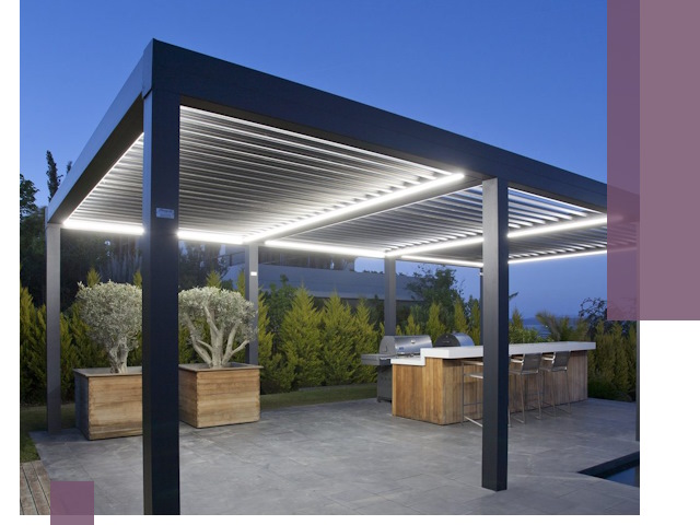 Навесы отдельно стоящие под ключ в Рузаевке из металла и поликарбоната