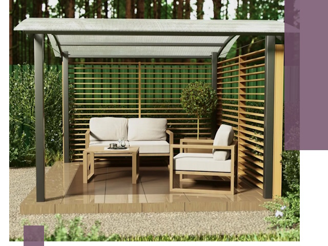 Навесы для дачи в Рузаевке: изготовление, монтаж и демонтаж