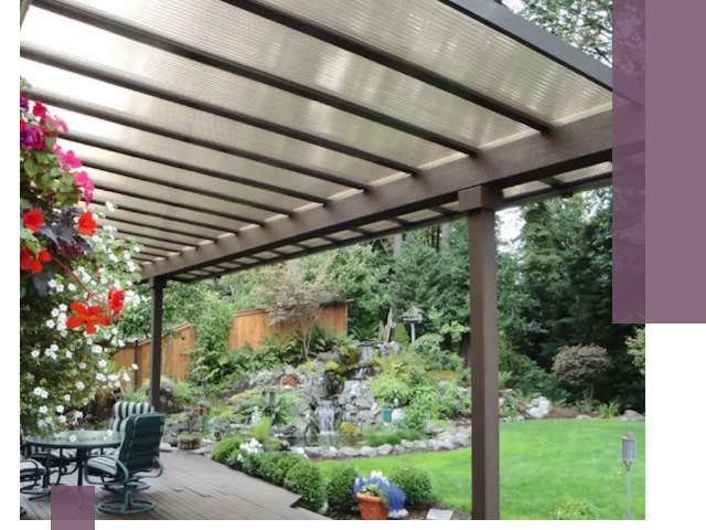 Навесы из поликарбоната под ключ в Рузаевке быстро и надёжно