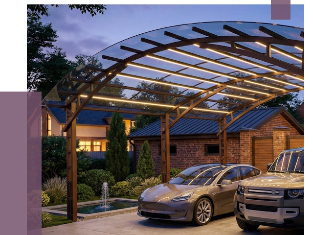 Металлические навесы в Рузаевке от 12856 руб. под ключ — ПРОЛЁТ-Рзв