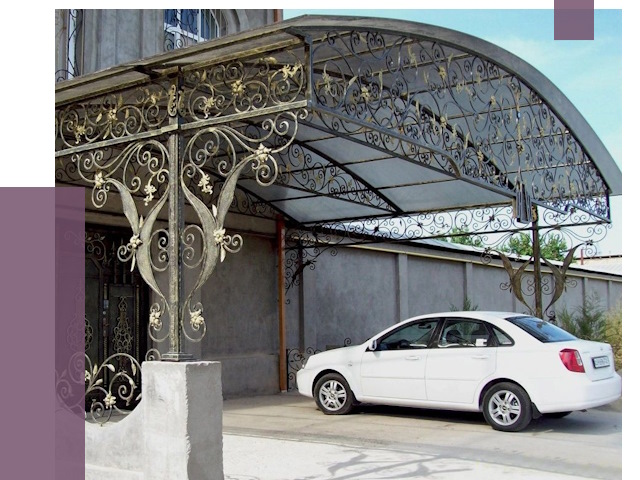 Кованые навесы в Рузаевке от 14774 руб. | ПРОЛЁТ-Рзв