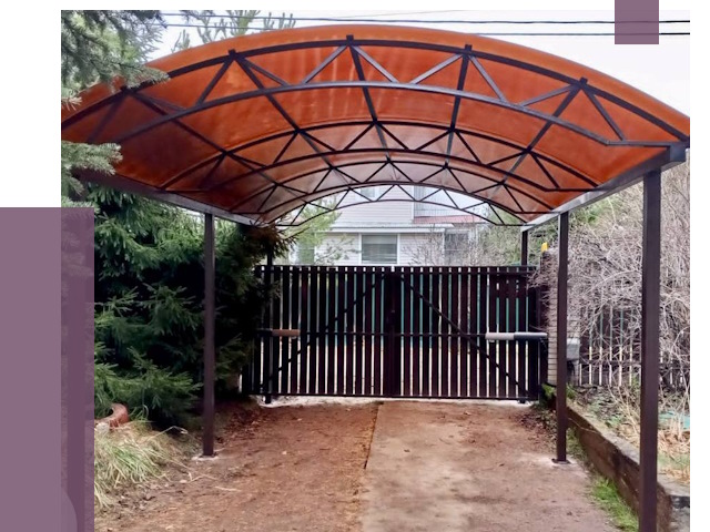 Арочные навесы в Рузаевке от 12908 руб. — изготовление и монтаж | ПРОЛЁТ-Рзв