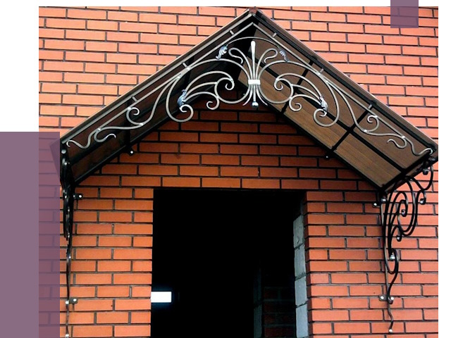 Металлические козырьки в Рузаевке от 10835 руб. 