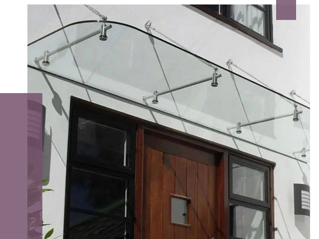 Стеклянные козырьки в Рузаевке от 19181 руб. | ПРОЛЁТ-Рзв