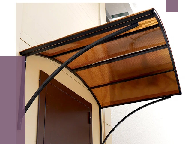 Недорогие козырьки в Рузаевке от 7693 руб.  | ПРОЛЁТ-Рзв