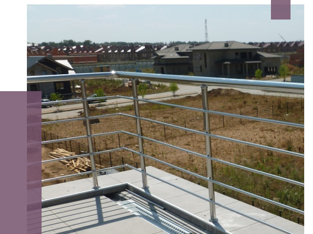 Парапеты из нержавеющей стали в Рузаевке от 8087 руб. за м² | ПРОЛЁТ-Рзв