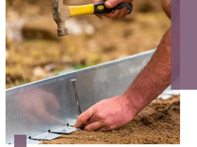 Монтаж металлических бордюров в Рузаевке быстро и качественно