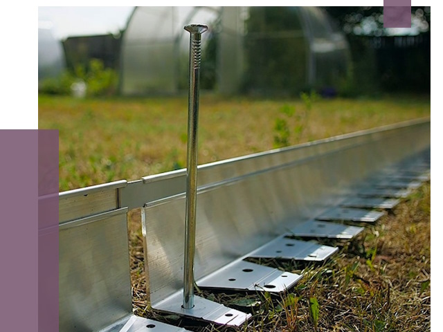 Металлические бордюры для газона в Рузаевке от 4355 руб. | ПРОЛЁТ-Рзв