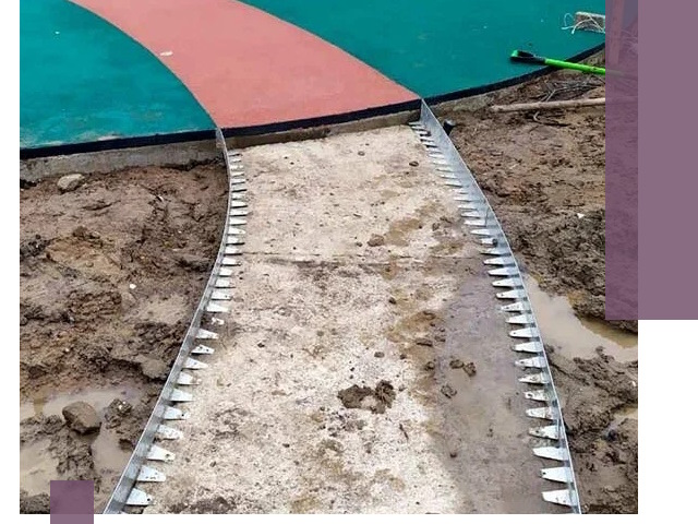 Металлические бордюры для дорожек в Рузаевке — монтаж и изготовление