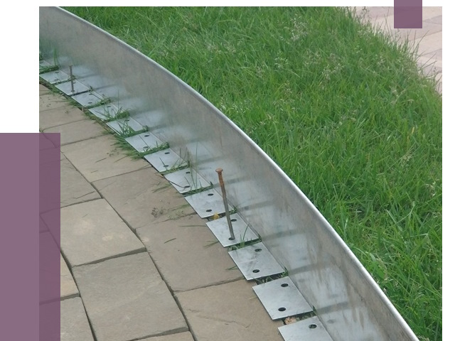 Металлические бордюры для тротуаров в Рузаевке от 8813 руб.