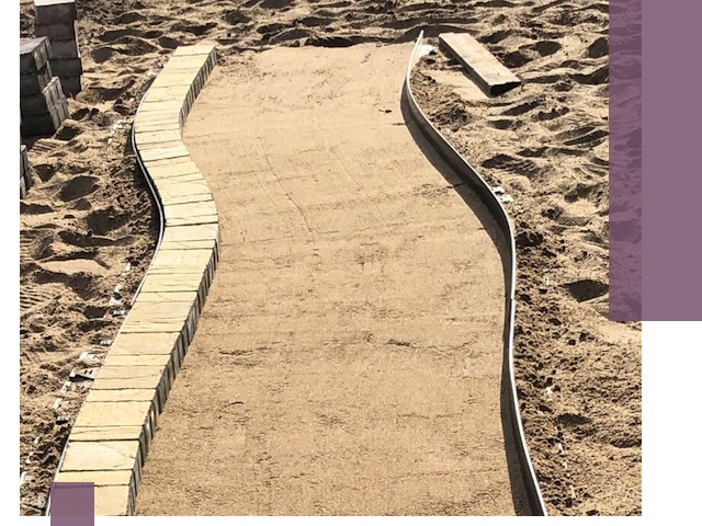 Металлические бордюры для тротуаров в Рузаевке — прочные и долговечные