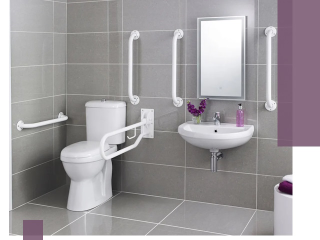 Поручни для санузлов в Рузаевке: установка, ремонт и монтаж