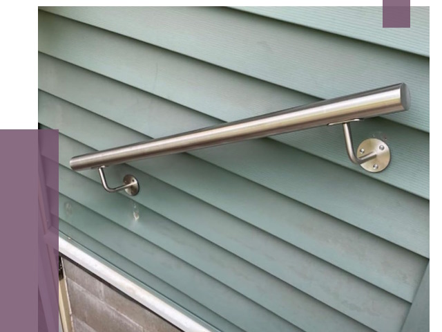 Поручни из нержавеющей стали в Рузаевке от 7776 руб.  | ПРОЛЁТ-Рзв